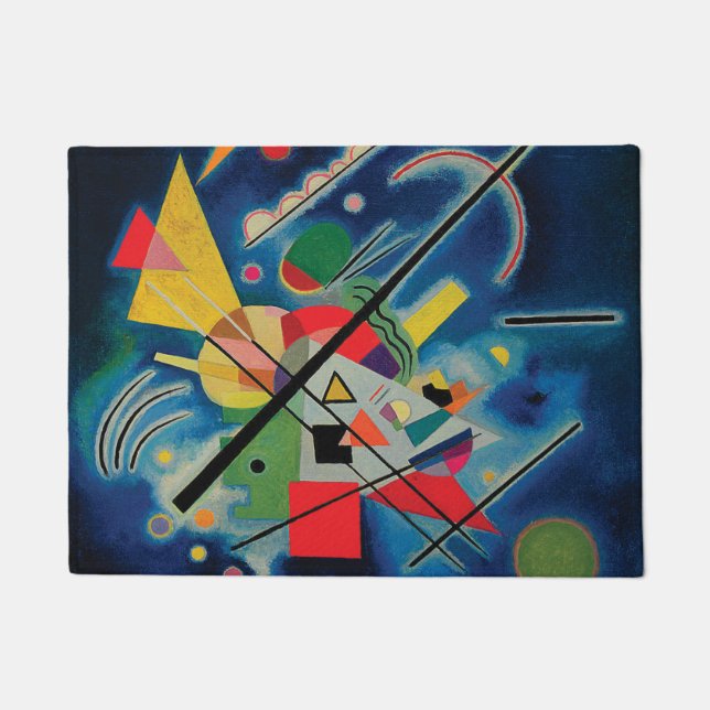 Tapete Pintura azul de Wassily Kandinsky (Frente)