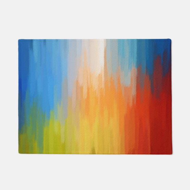 Tapete Pintura Colorida abstrato (Frente)