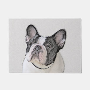 Tapete Pintura de Bulldog Francês (Brindle Pied) - Arte 