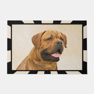 Tapete Pintura de Cachorro de Bordéus - Arte Cachorra Ori
