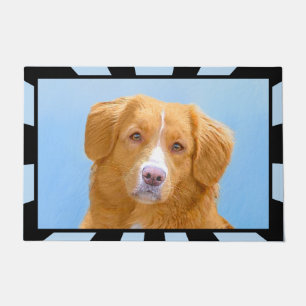 Tapete Pintura de Cachorro de Retriever com Tolerância a