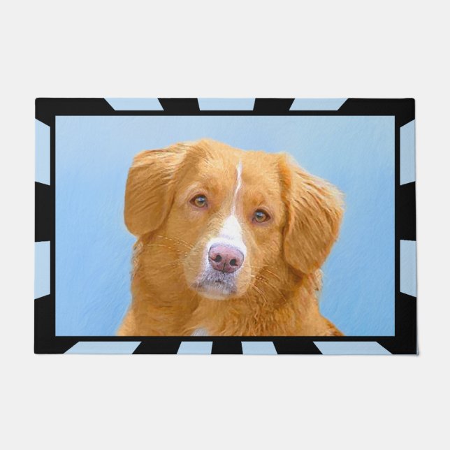 Tapete Pintura de Cachorro de Retriever com Tolerância a  (Frente)