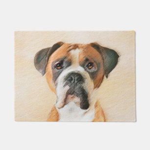 Tapete Pintura De Cachorro Descortada Arte Animal Origina