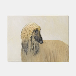 Tapete Pintura De Cães Afegã - Arte De Cachorro Origina