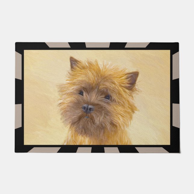 Tapete Pintura de Cairn Terrier - Arte de Cachorro Origin (Frente)