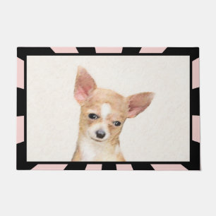 Tapete Pintura de Chihuahua - Arte de Cachorro Original B