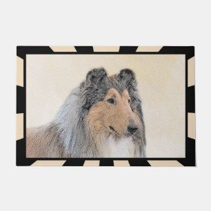 Tapete Pintura de Collie (Rough) - Arte Cão Original Bon
