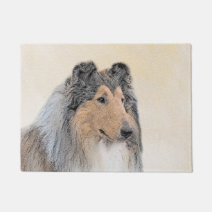 Tapete Pintura de Collie (Rough) - Arte Cão Original Bon