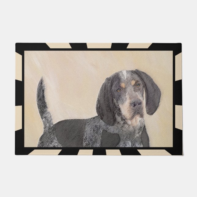 Tapete Pintura de Conhound Bluetick - Ar Cachorro Origina (Frente)