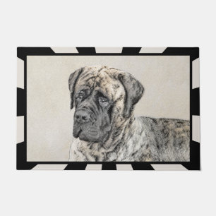 Tapete Pintura de Mastiff Inglês (Brindle) - Arte Canina