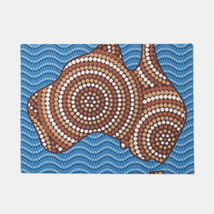 Tapete Pintura de pontos aborígene da Austrália