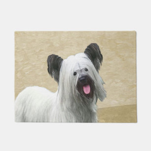 Tapete Pintura de Skye Terrier - Arte Cão Original Bonit