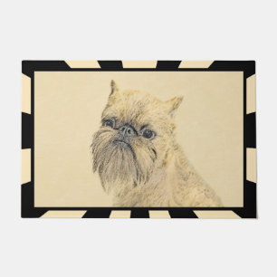 Tapete Pintura em Bruxelas Griffon - Arte Cachorra Origin