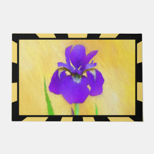 Tapete Pintura em Íris com pérola - Cão original branc