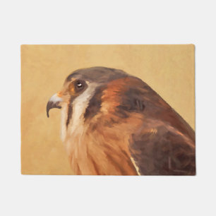 Tapete Pintura em Kestrel Americano - Arte de Pássaro Or