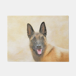 Tapete Pintura em Malinois Belga - Arte Cachorra Original