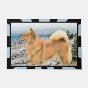 Tapete Pintura em Seashore - Arte Canina