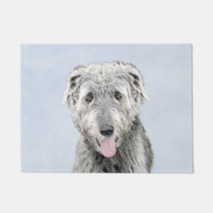 Tapete Pintura em Wolfhound Irlandês - Arte em Cachorro 