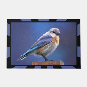 Tapete Pintura (fêmea) do Bluebird - arte original do