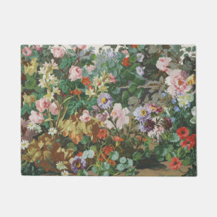 Tapete Pintura floral de flores coloridas vintage bonitas