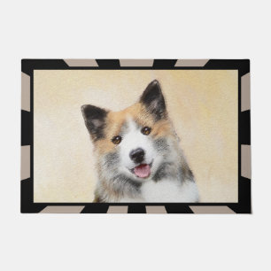 Tapete Pintura Islandesa De Sheepdog - Arte Original De C
