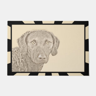 Tapete Pintura Original para Cão na Baía de Chesapeake Re