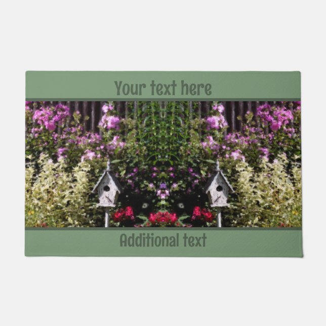 Tapete Pintura Personalizada Da Casa De Pássaros Do Jardi (Frente)