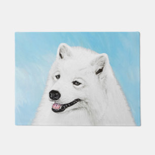Tapete Pintura Samoyed - Arte Cachorra Original