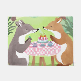 Tapete Piquenique de Animais da Floresta | Aquarela Capri