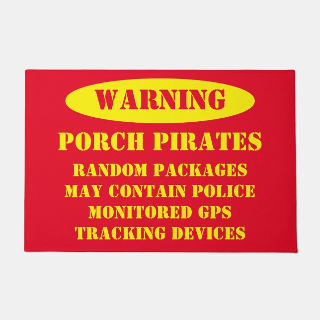 TAPETE PIRATAS DE PORCO (Frente)