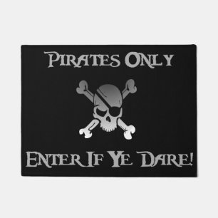 Tapete Piratas somente - entre se o YE ousa! Crânio Funk