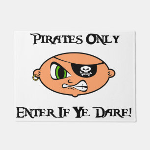 Tapete Piratas somente - entre se o YE ousa! - Desenhos