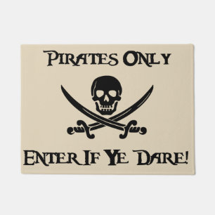 Tapete Piratas somente - entre se o YE ousa! - Roger