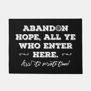 Tapete Pirate Den Abandon Esperam Que Todos Vocês Entrem