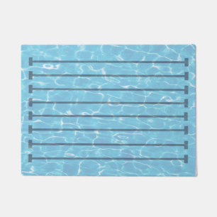 Tapete Piscina da equipe de natação dos nadadores