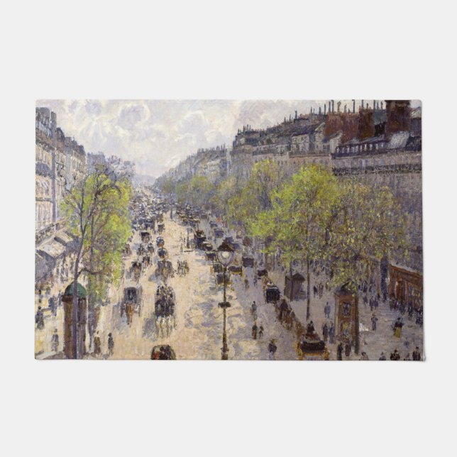 Tapete Pissarro - Boulevard Montmartre, Primavera (Frente)