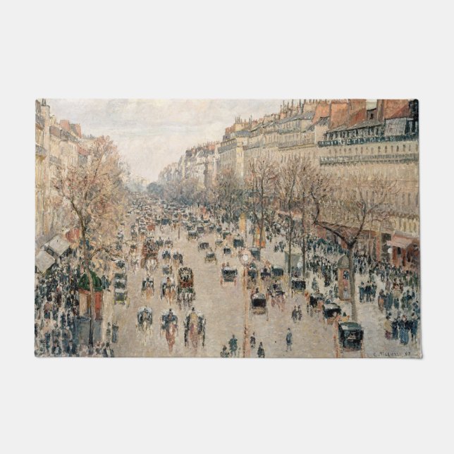 Tapete Pissarro - Boulevard Montmartre, Tarde Sun (Frente)