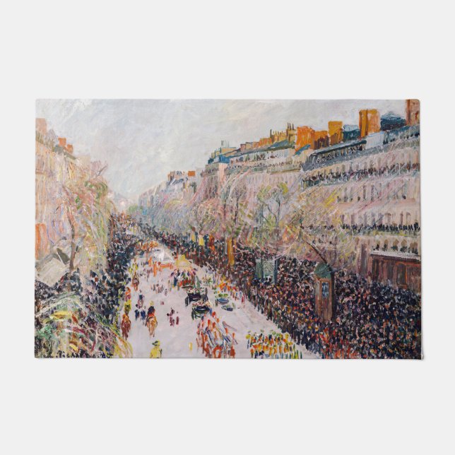 Tapete Pissarro - Montmartre, Mardi Gras no Boulevard (Frente)