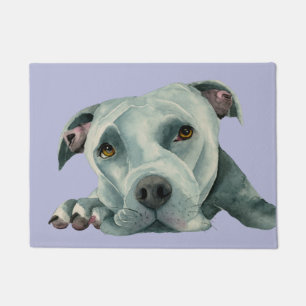 Tapete Pitbull americano bonito Terrier da arte do cão