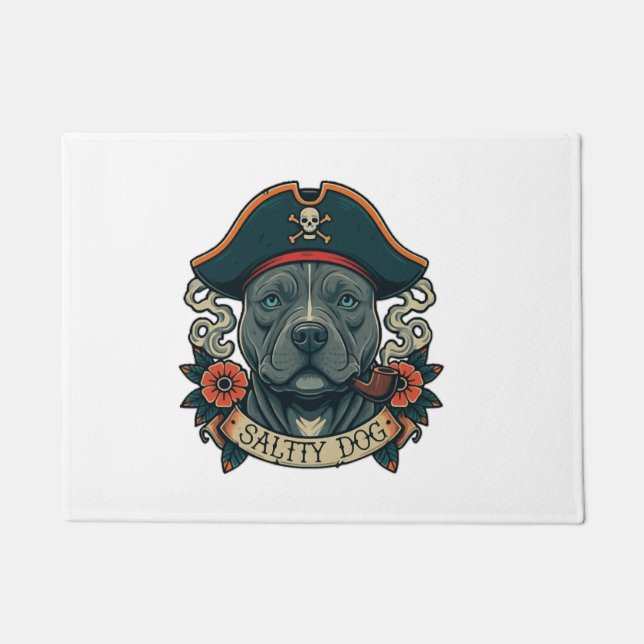 Tapete Pitbull Salty Dog (Frente)