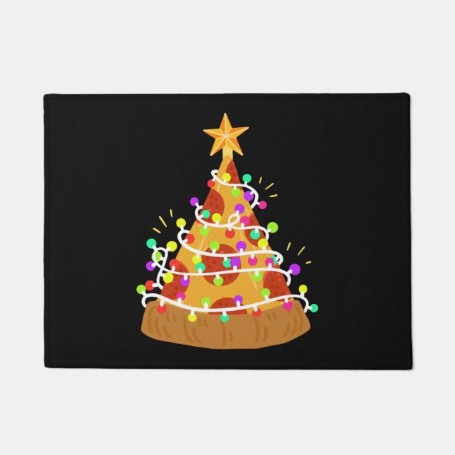 Tapete Pizza Natal Luzes de Natal (Frente)
