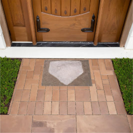 Tapete Placa para casa de beisebol