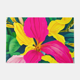 Tapete Plantas de flores tropicais