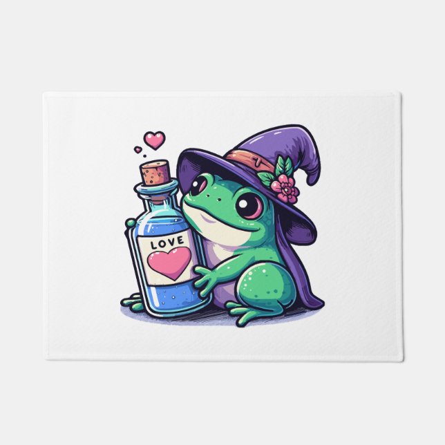 Tapete Poção de amor kawaii de bruxa (Frente)