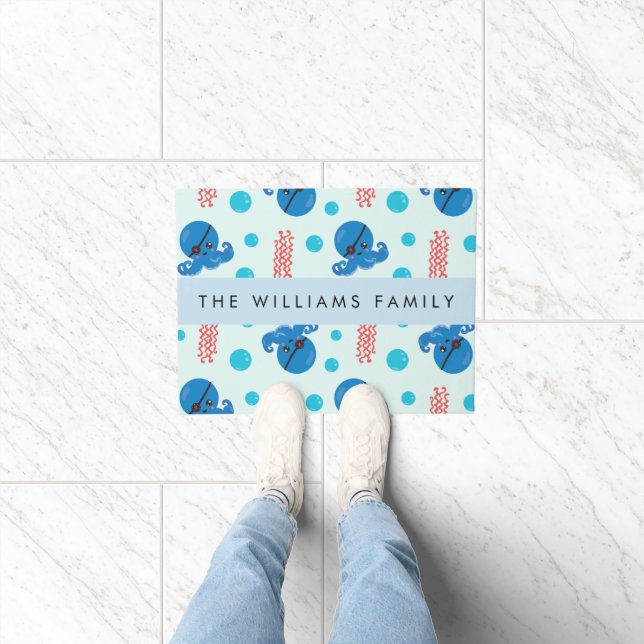 Tapete Polvo Pirata, Água-Viva Pirata, Mar, Seu Nome (Interior)