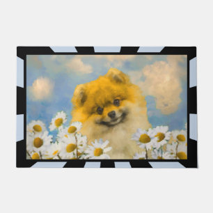 Tapete Pomerânia em Pintura de Dísias - Arte de Cachorr