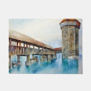 Tapete Ponte da Capela em Luzerna (Suiça)