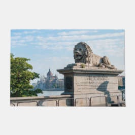 Tapete Ponte de Cadeia Szechenyi e Parlamento de Budapest