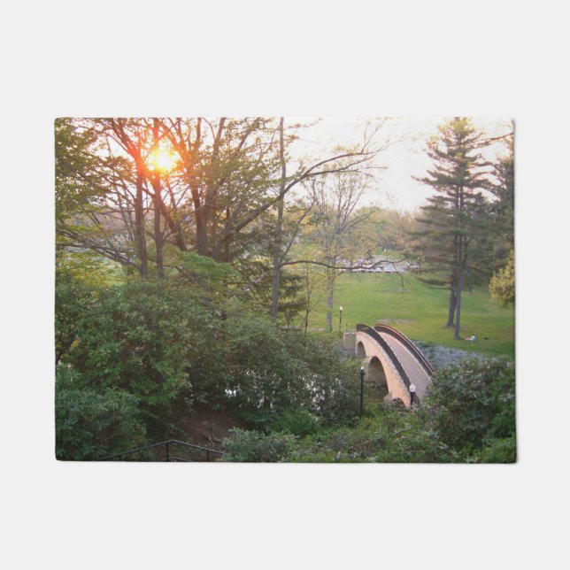 Tapete Ponte do Arco-íris Sunset no Grove City College (Frente)