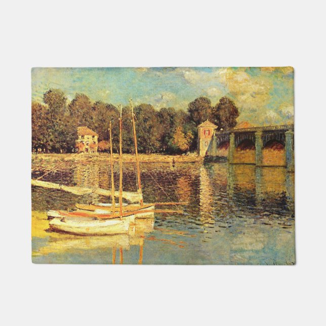 Tapete Ponte no Argenteuil Claude Monet (Frente)